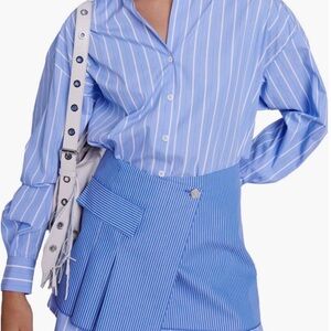 Maje 2-1 Striped dress